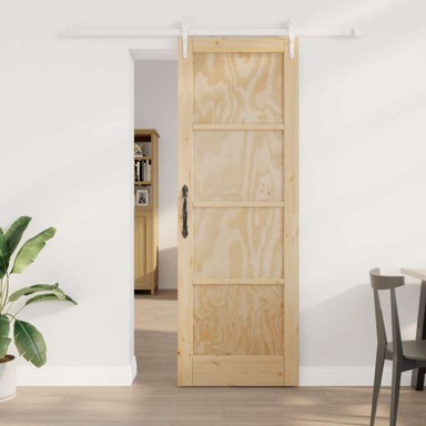 Klizna vrata Orkdal, 73,5 x 211 cm, prirodna i bijela