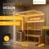 HOMESTAR Sauna kabina Vantaa, 175 x 140 cm, prirodna