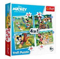 TREFL Puzzle Mickey Mouse, 4u1 (35,48,54,70)