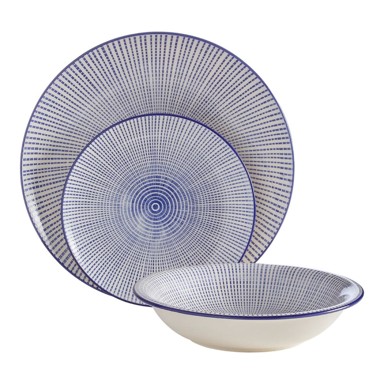 PREMIER HOUSEWARES 12-dijelni set tanjura od kamenine Maya