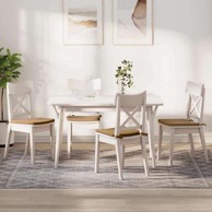 Jastučići za sjedenje 4 kom 40x40x3 cm od baršuna, smeđi