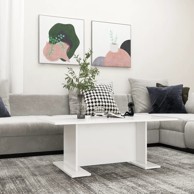 Stolić za kavu konstruirano drvo 103.5x60x40 cm bijela