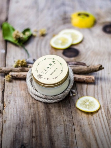 VIANA Krema za tijelo Immortelle Body Cream 100 g, žuta