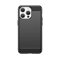 HURTEL Maskica Carbon Case za iPhone 15 Pro, crna