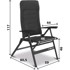 BRUNNER Stolica kamperska Travelounger S, crna
