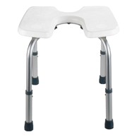 WENKO Tuš stolica Hygienic Stool White, 53 x 46 cm