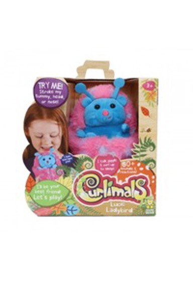 CURLIMALS Pliš Lucie bubamara, crvena