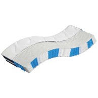 Madrac s džepičastim oprugama, srednje čvrsti, 90x190 cm, bijeli