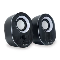 EQUIP Stereo zvučnici 2.0 245333, crno-bijeli