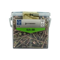 LUX TOOLS Vijak za drvo metalni iver 5,0x50 SKVZ500