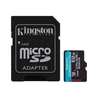 KINGSTON Memorijska kartica Canvas Go Plus microSD, 512GB, s adapterom