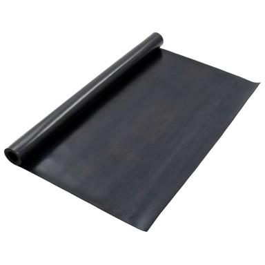 Podni mat, 1,2 x 2 m, 3 mm, guma, crna
