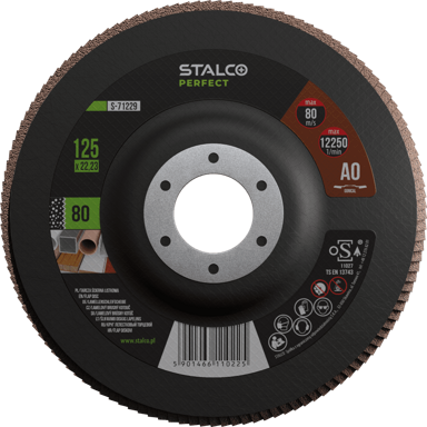 STALCO Lamelni disk S-71223, 125 x 22,23 mm, P40, elektrokorund