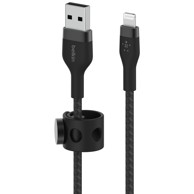 BELKIN Kabel za mobitel Flex Lightning/USB-A 2m mfi certificiran, crni CAA010bt2MBK