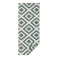 NORTHRUGS Vanjski tepih Malta 80x250 cm, krem-zeleni