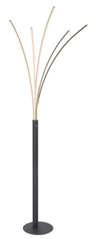 OPVIQ Podna svjetiljka Can E27, zlatno-crna