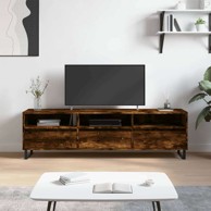 TV ormarić, 150 x 30 x 44.5 cm, konstruirano drvo, dimljeni hrast