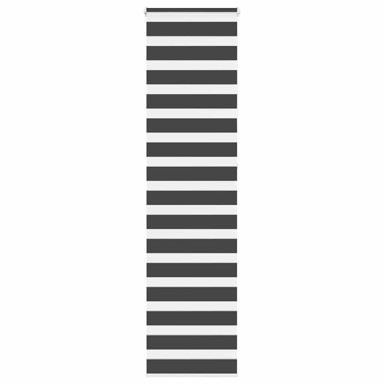 Zavjesa zebra crna 60x230 cm širina tkanine 55,9 cm poliester