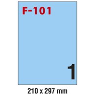 FORNAX Etikete ILK 210x297 mm F-101 plave 100 listova