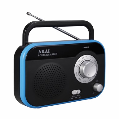 AKAI Prijenosni radio PR003A-410 crni