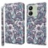 Preklopna maskica novčanik za Xiaomi Redmi 13C / Xiaomi Poco C65, cvijeće