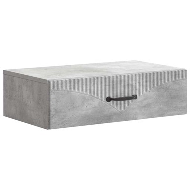 Zidni stol, 59 x 34,5 x 17 cm, betonsko siva