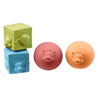 SOPHIE LA GIRAFE Set 2 kocke i 2 kugle