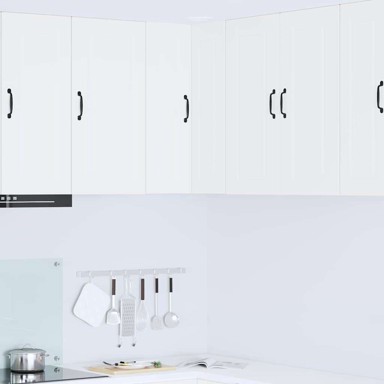 Zidni kuhinjski ormarić s policom 57x57x80 cm, hrast, bijeli  