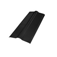 GUTTA PVC sljemenjak za Shelltec/Evo ploče, crni, 1050 x 420 mm