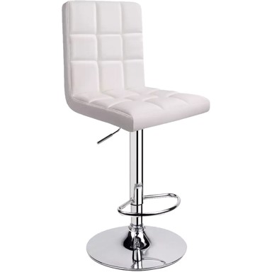 PU Stolica, bijela, 42x55,5x119 cm