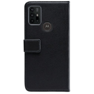 MOBILIZE PU kožna futrola tipa knjige za Motorola Moto G30, crna