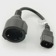 LANBERG Adapter CA-C14E-10CC-0018-BK power cable C14 coupler