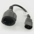 LANBERG Adapter CA-C14E-10CC-0018-BK power cable C14 coupler