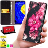 BLUEMOON Futrola tipa novčanik za Xiaomi Redmi 15 4G / 5G 169 mm - maska s otiskom + staklo 9H