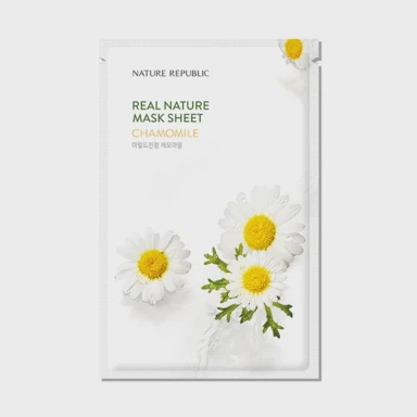 NATURE REPUBLIC Tkaninska maska Real Nature Chamomile Sheet Mask 1 kom 23 ml