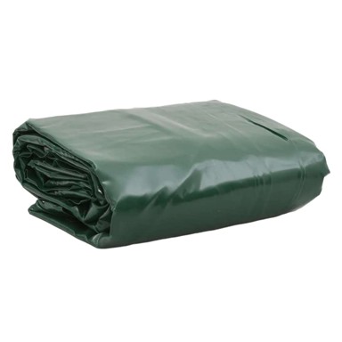 Cerada 650 g/m² 1,5 x 2 m bez ušica, zelena