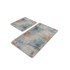 MILA HOME Plave/sive kupaonske prostirke u setu 2 kom 60x100 cm