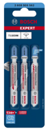 BOSCH Professional 3-dijelni set listova za ubodne pile T 118 EHM Expert Stainless Steel (2608900562)
