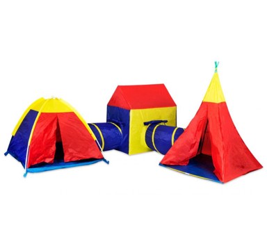 IPLAY Veliki set šatora za djecu 5u1