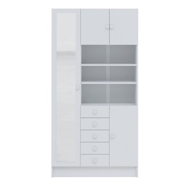 Kupaonski ormarić Campi, 90x182 cm, bijela