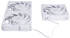 LIAN LI Ventilator Uni Fan P28 za kućište, 120 mm, bijeli, 3 komada i kontroler (P28120-3W)