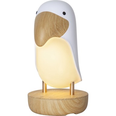 STAR TRADING LED dječja noćna svjetiljka Toucan, bijelo-smeđa