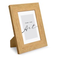 Plastičan stojeći/viseći okvir u prirodnoj boji 21x26 cm