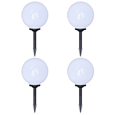Vrtne podne svjetiljke sa šiljkom za tlo 4 kom LED 30 cm