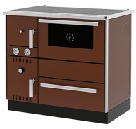 ALFA-PLAM Štednjak Term 20, etaž, smeđi, desni, za centralno grijanje