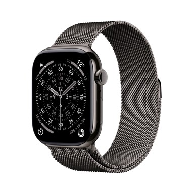 APPLE Watch Series 11 GPS + Cellular 46 mm titan kućište Slate s narukvicom Milanese Loop Slate – S/M