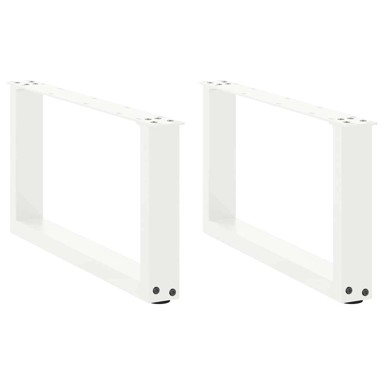 Noge za klub stolić od čelika, 2 kom, 60 x (30-31.3) cm, crna