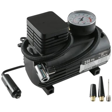 SAL Kompresor, auto, 12 V, 18 bar, 250 PSI
