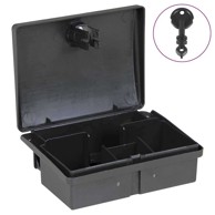 Zamke za miševe 20 kom, crne, 13x10x4 cm