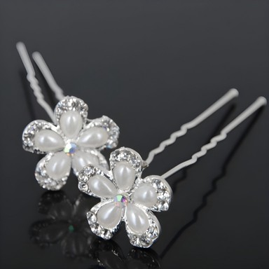 Ukosnica Rhinestone Flower